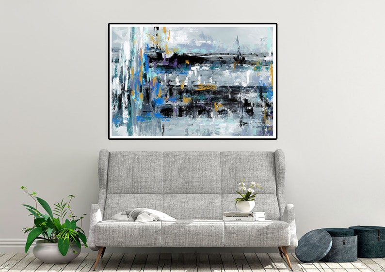 Extra Large Wall Art Textured Painting Original image 6