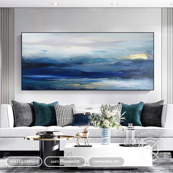 Acrylic Paintings on Canvas, Large Paintings for Bedroom, Landscape Pa –  Paintingforhome