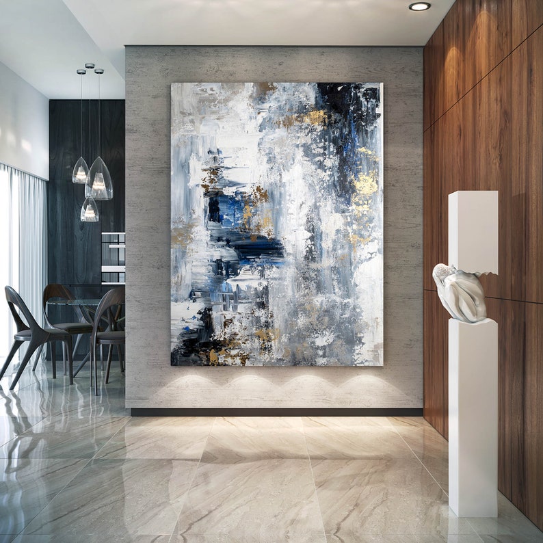 Large Abstract Painting,Modern abstract painting,oil hand painting,office wall art,original abstract,textured art BNC023 