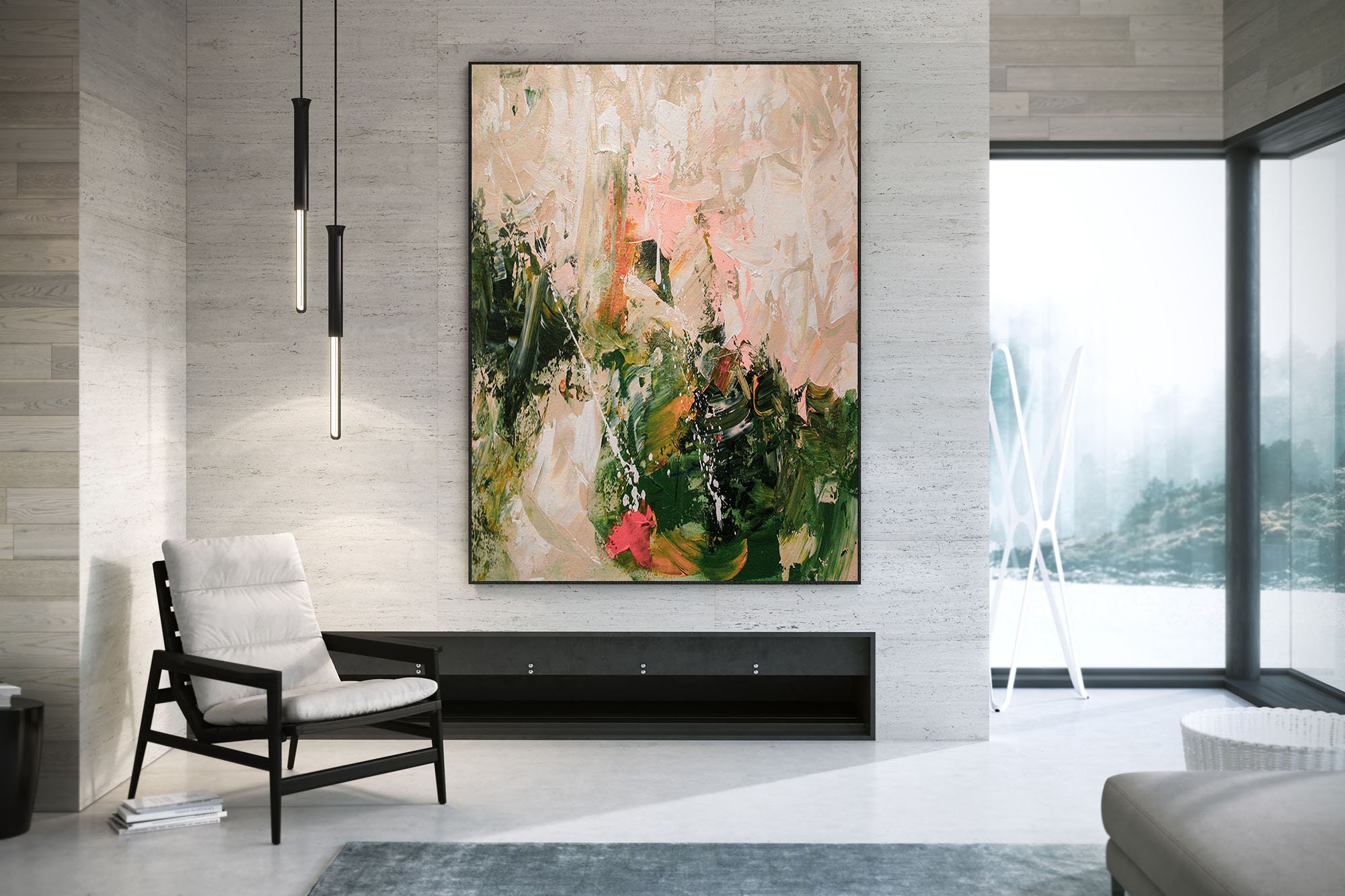 Large Painting On Canvas,Extra Large Painting On Canvas,Large Art On  Canvas,Large Interior Art,Square Painting Dac047,Buy Large Canvas For  Painting