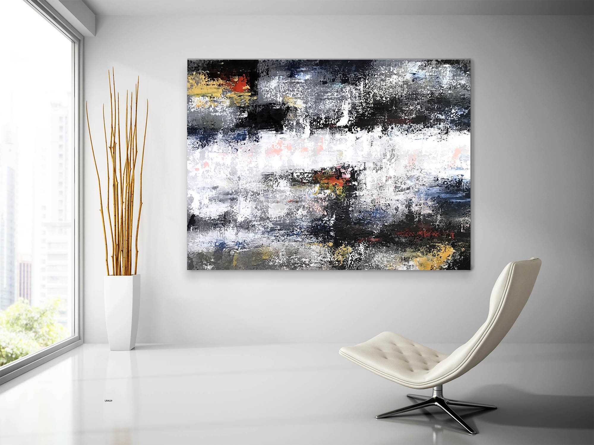 Großes abstraktes Gemälde großes abstraktes Kunstwerk große | Etsy