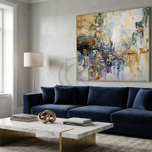 Large Abstract Painting,Modern abstract painting,painting home decor,decor art,xl abstract painting,acrylic textured art BNC053