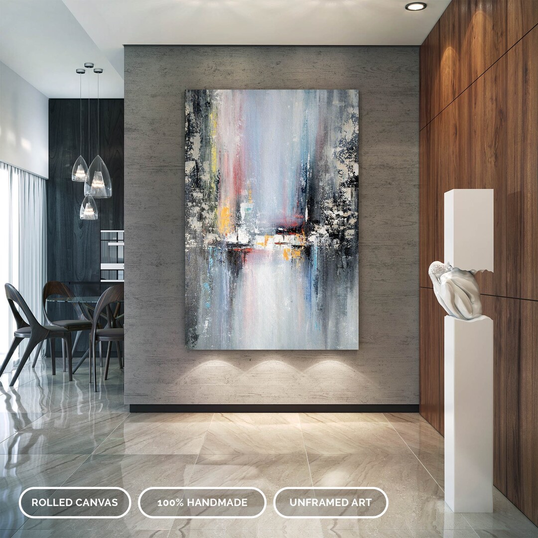 Large Abstract Paintingoriginal Paintinglarge Interior Etsy