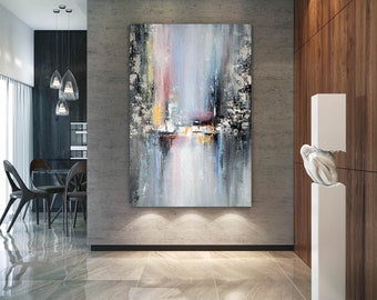 Large Abstract Painting,original painting,large interior decor,modern abstract,textured paintings BNc016