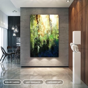 Large Modern Wall Art Painting,Large Abstract wall art,painting colorful,xl abstract painting,bedroom wall art B2c007