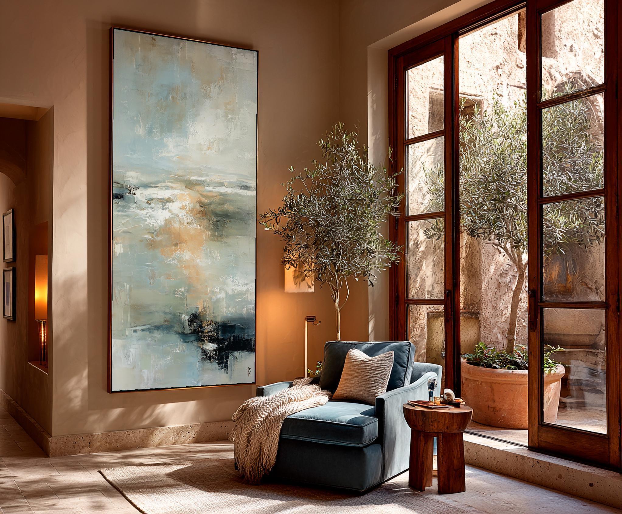 Gold Leaf Ocean Art UK