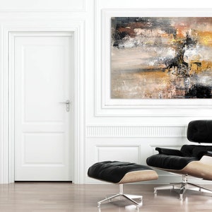 Large Abstract Painting,Modern abstract painting,original painting,bathroom wall art,xl abstract painting,acrylic textured art BNC032 image 5