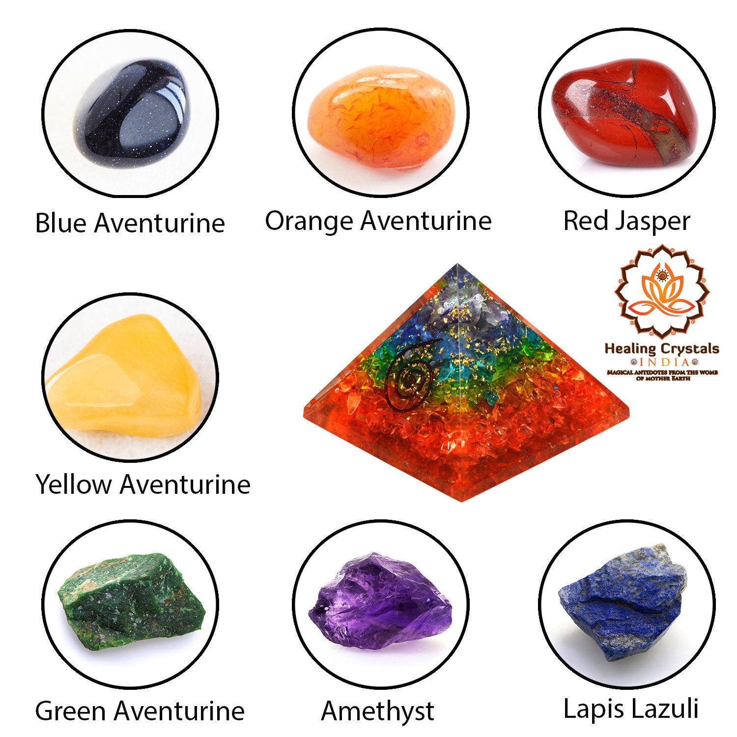 Healing Crystals Pyramid Crystal Resin Pyramid Copper Etsy