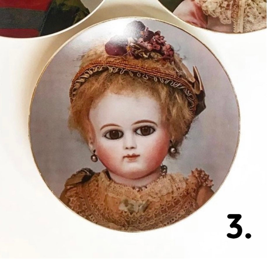 Seeleys Doll Plates Collectible Plates Seeleys Ceramic Etsy