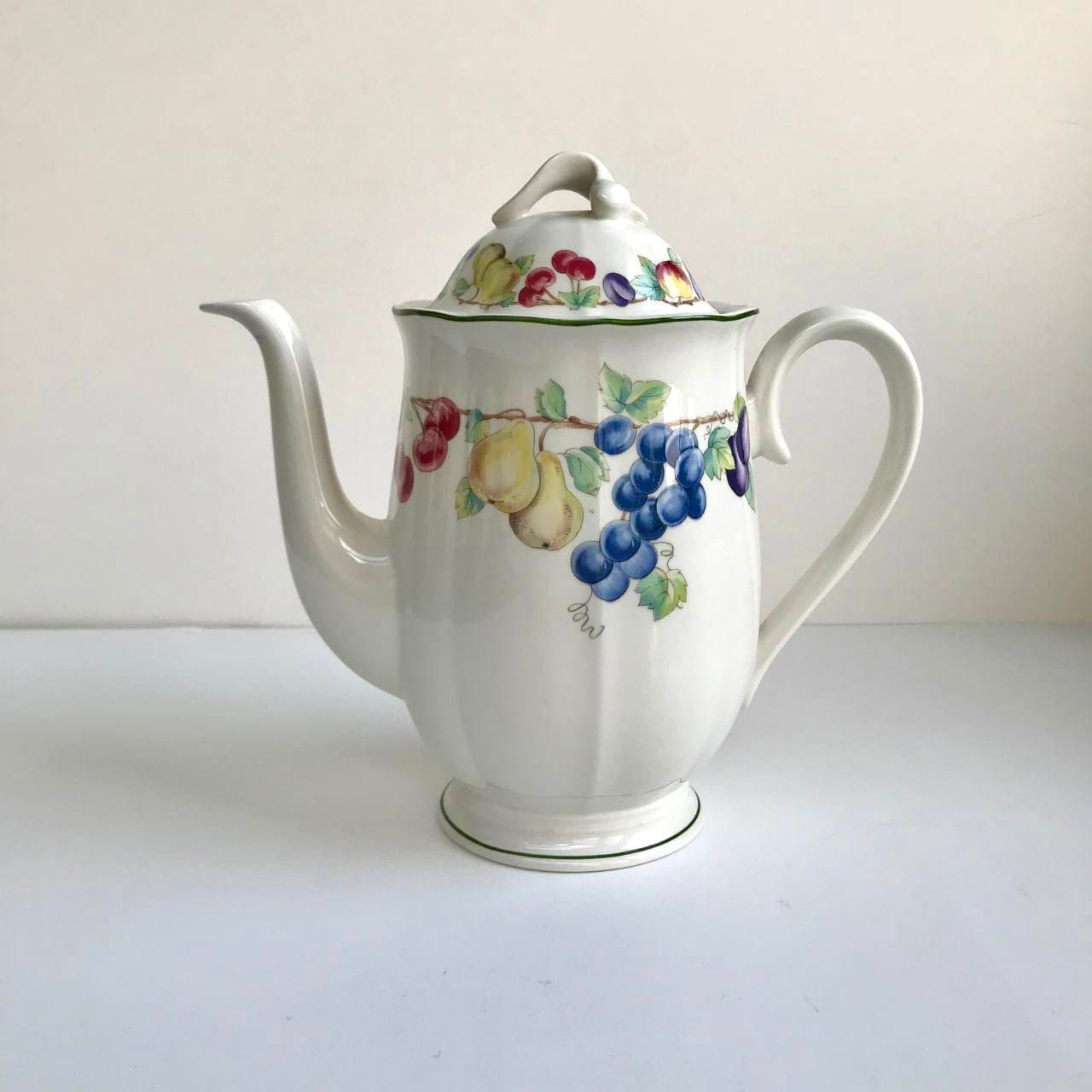 Villeroy & Boch Teapot Melina Series Vintage Porcelain Etsy