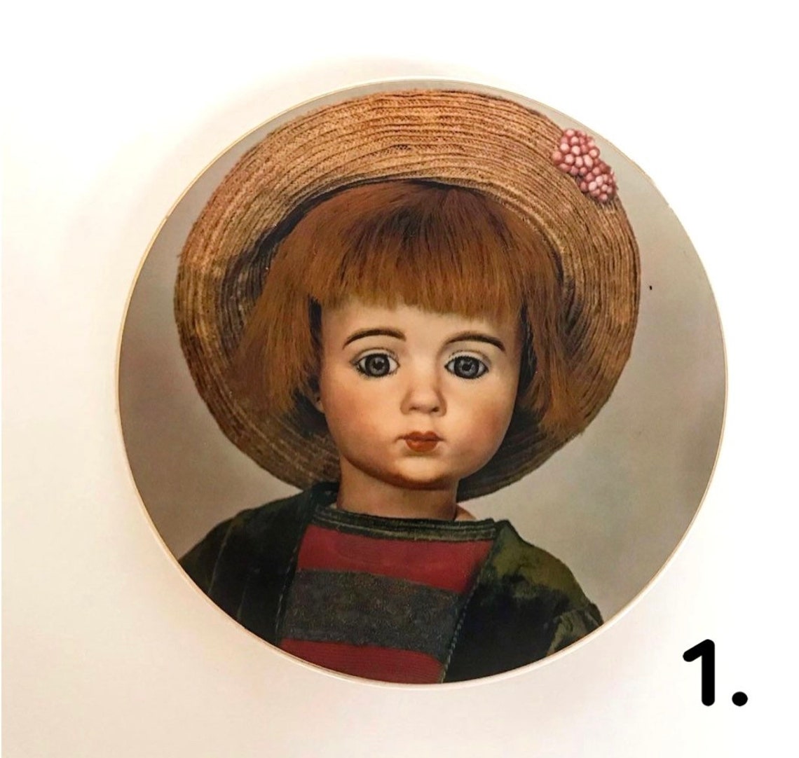 Seeleys Doll Plates Collectible Plates Seeleys Ceramic Etsy