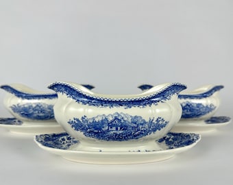 Villeroy & Boch ブルー ブルゲンランド グレービーソース ボート