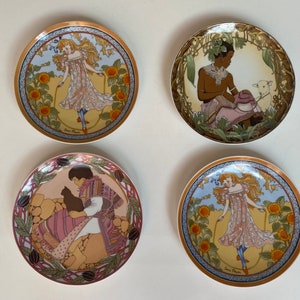 Assiette vintage Villeroy & Boch UNICEF : Enfants du monde, 1980s