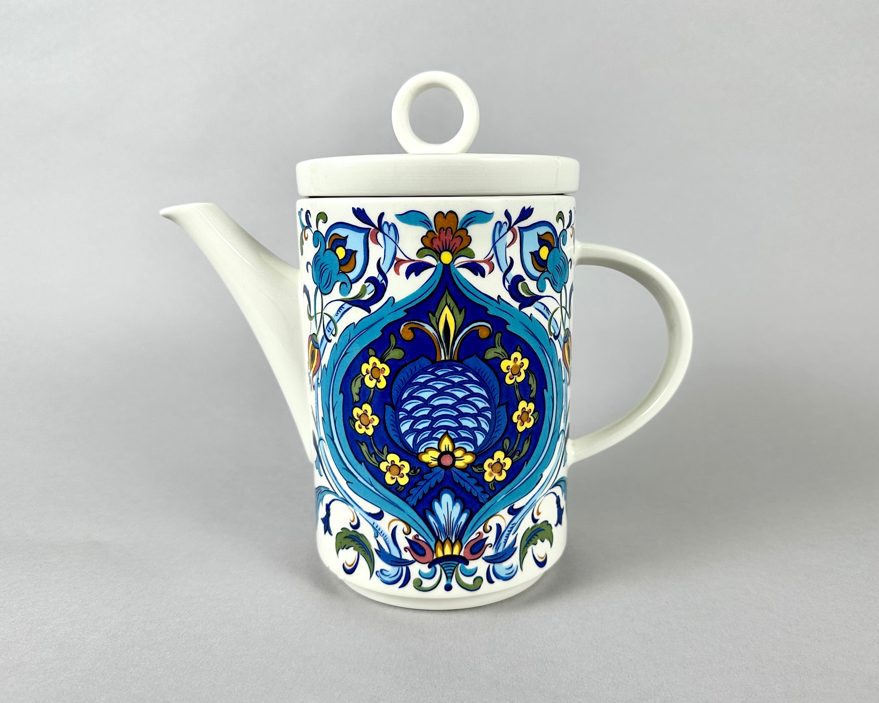 Teiera vintage Villeroy & Boch Izmir: Caffettiera in porcellana Vitro, Lussemburgo 1973