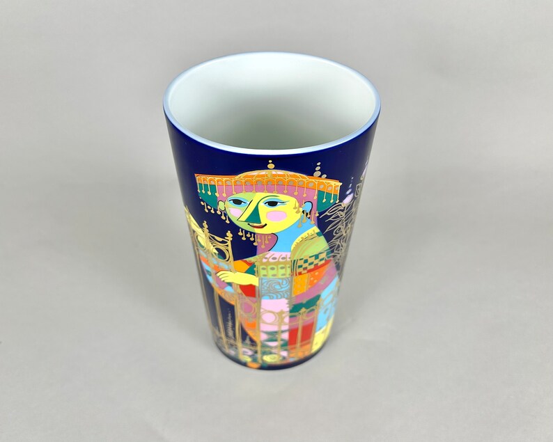 Vintage Cylinder Vase 1001 Nacht Björn Wiinblad Rosenthal Etsy UK