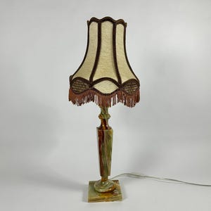 Table Lamp With Textile Shade Vintage Table Lamp With Shade Beautiful Vintage Table Lamp In Onyx Vintage Bedside Table Lamp For Rooms 1970s