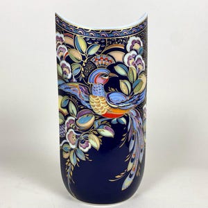 Vase Kaiser Germany Karibik Design Nossek Kaiser Porcelain Vase &quot;Caribbean&quot; Vintage Decorative Vase Traditional Brand Kaiser Porcelain 1980s