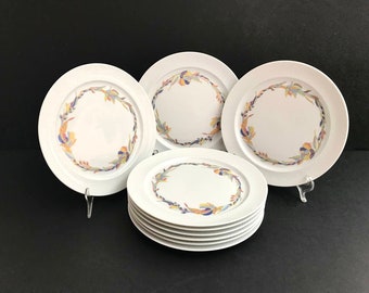 Rosenthal Dessert Plate: Vintage German Porcelain with Floral Design