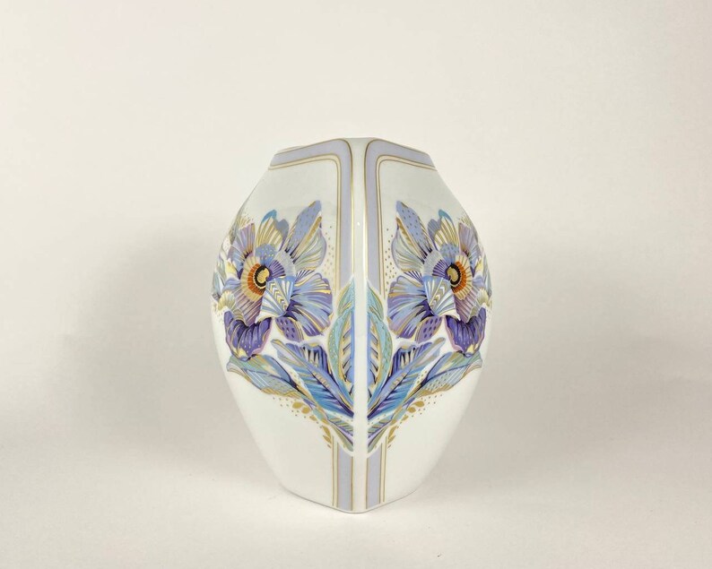 Vintage Vase by Kaiser Annabelle K. Nossek Gold Flower Etsy