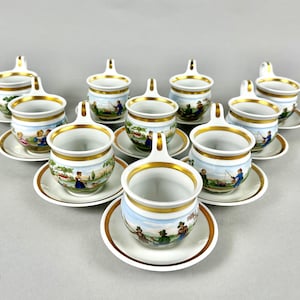 Vintage Weimar Porzellan Tea Cup And Saucer 1995-98, Germany | Vintage Weimar Tea Set | Porcelain Tea Pair | Hard To Find Weimar Cup Saucer