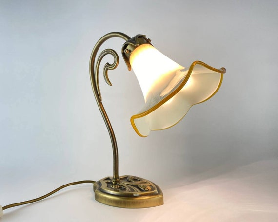 Antique Lamp in Art Nouveau Style Lamp in the Form of a Flower