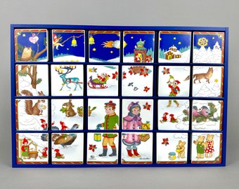 Advent Calendar Hutschenreuther 1999 Porcelain Boxes 24 | Special Edition | Snow Landscape Hutschenreuther |Advent Calendar Christmas Gift