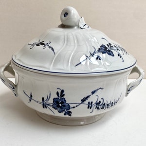 Villeroy & Boch Vieux Luxembourg Soupière Avec Couvercle | bol à bonbons en porcelaine vintage | Vaisselle Villeroy vintage