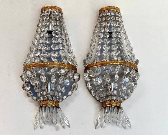 Rhinestone wall sconces deals