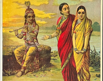 RADHA KRISHNA - Raja Ravi Varma