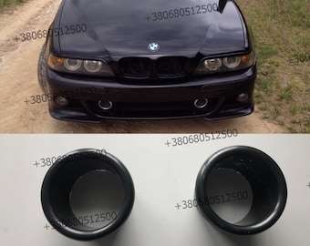 bmw e39 rings to m bumper grille For BMW 5 SERIES E39 m bumper grid black 2pc