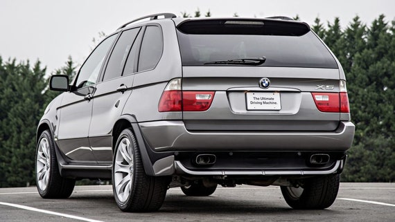 BMW X5 E53 Rear 4.6is 4.8is Rear Splitter Lip Spoiler Best Quality Bumped  Pad 