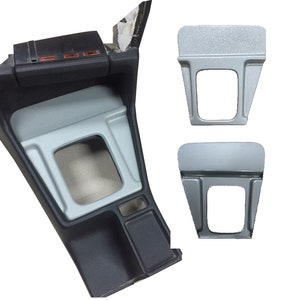 Bmw e34 M5 style shift surround, left hand drive manual abs plastic - grey