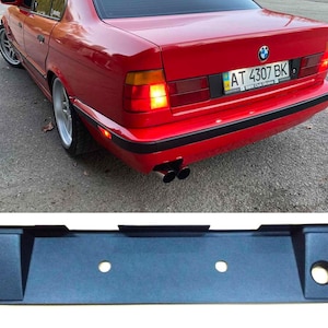 bmw e34 M5 rear number frame License Plate Bracket / Frame abs plastic witsh 3M