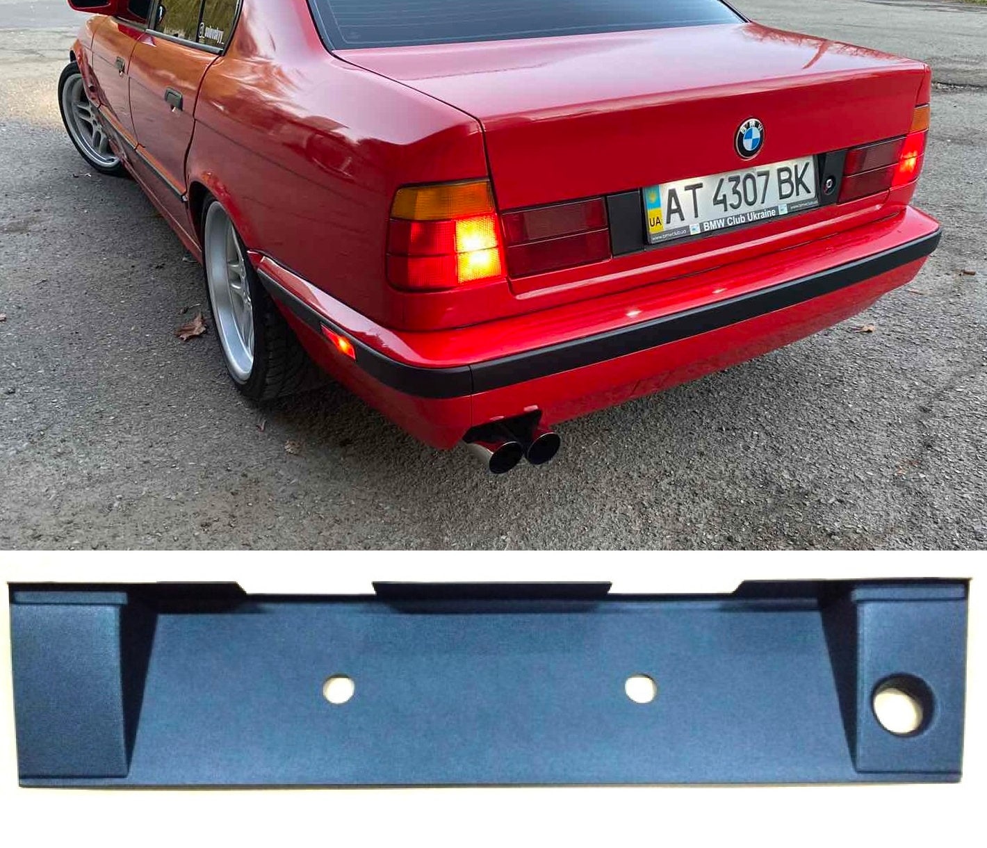 BMW E34 AC Schnitzer Trunk Spoiler Rear Wing E34 Heckspoiler