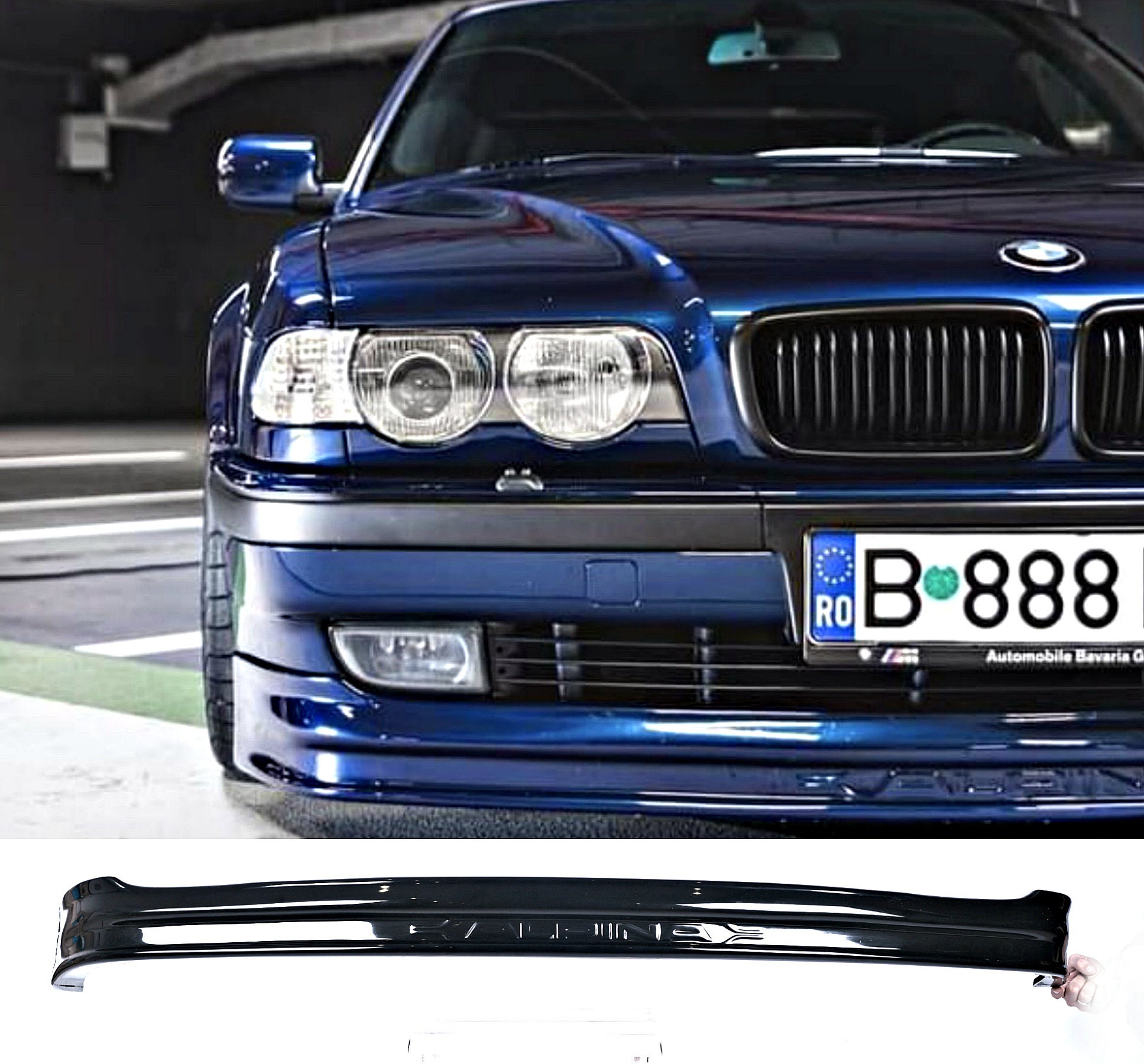 Stoßstange Diffusor Erweiterung Mit Rippen / Rippen Für BMW E39 M Sport