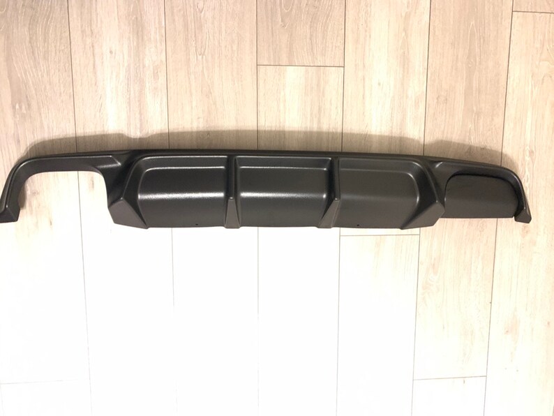 BMW E39 Rear Bumper Diffuser Lip Splitter – M5 Style Spoiler, FRP, Gelcoat Black (LASSCAR)