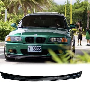 bmw E46 Frontlippe CSL Spoiler Spoiler Splitter schwarz glanz Bild 1