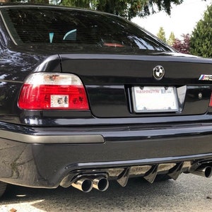 BMW E39 rear bumper diffuser Lip splitter M5 HM LIP Spoiler bumper pad