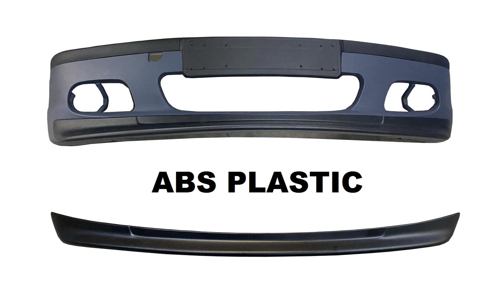 Front Bumper Lip Spoiler Splitter For 99-01 BMW 3-Series E46 Sedan – PU Black Euro Style