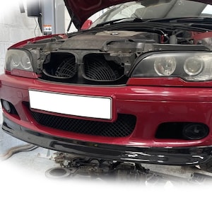 BMW E46 CSL Spoiler delantero LCI coupe cabrio MTech 2 divisor de parachoques 03-06 ABS