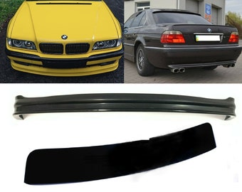 bmw E38 front bumper lip spoiler + roof spoiler front spitter rear spoiler 2 pc