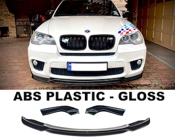 BMW X5 E70 front lip and rear bumper lip spoiler for MSPORT bumpers for 11-13