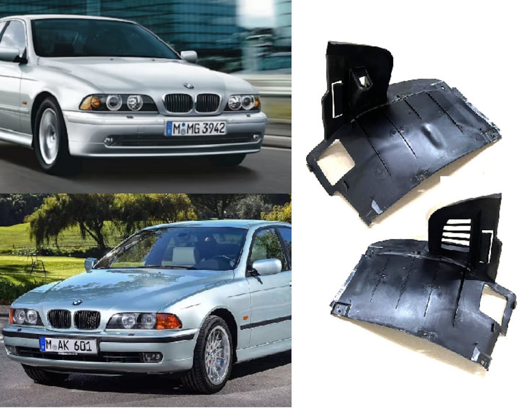 BMW E39 Splash Panel LR Pp Plastic Front Bumper SPLASH PANEL Pork Chops