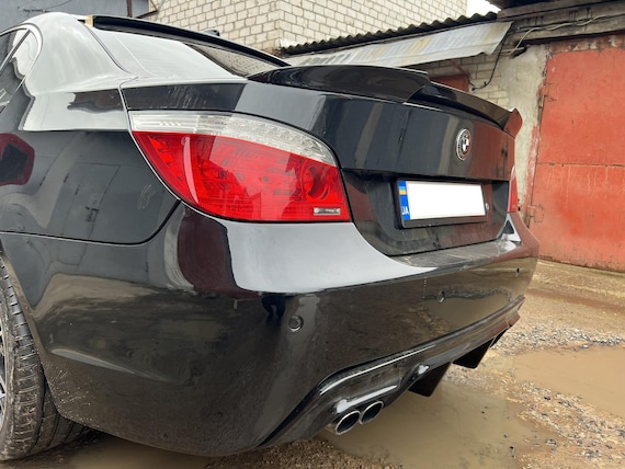 FOR 04-10 BMW E60 525i 530i M5 GLOSS BLACK PSM STYLE HIGHKICK TRUNK SPOILER WING FOR 04-10 BMW E60 525i 530i M5 GLOSS BLACK PSM STYLE HIGHKICK TRUNK SPOILER WING