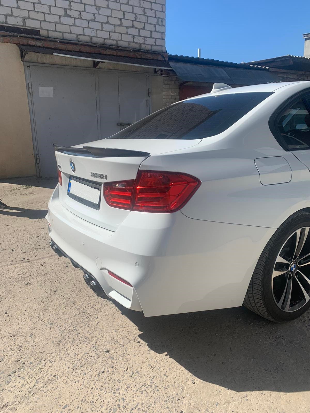 Bmw F30 M4 Style Rear Trunk Spoiler Lip Spoiler DUCKTAIL for Sedan M3 ...