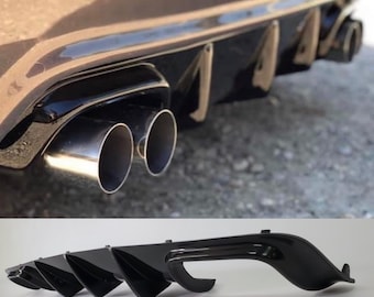 Difusor de parachoques trasero BMW E39 Divisor de labios M5 HM LIP Almohadilla de parachoques del alerón