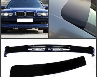 bmw E38 Alpina Style front bumper lip spoiler + spoiler for window spitter 2 pc