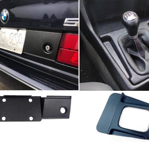 bmw e34 M5 rear number frame USA number + M5 shift surround, left hand drive