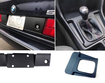 bmw e34 M5 achter nummer frame VS nummer + M5 schakellijst, stuur links