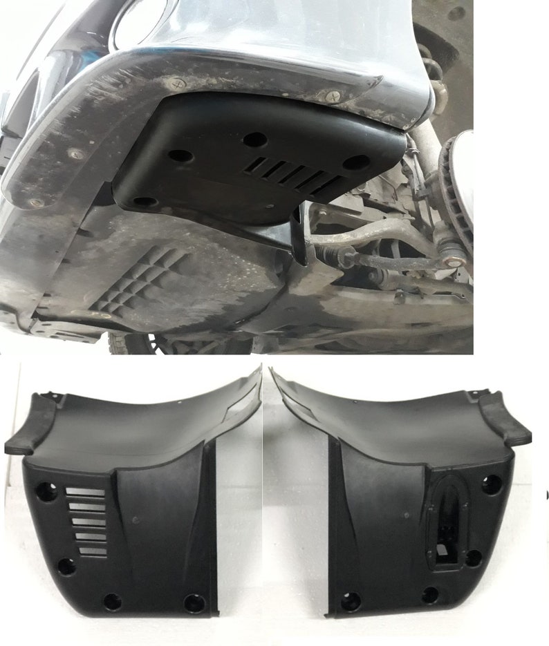 BMW E39 M5 LR FRONT M Bumper Splash Panel Liner Trim Fender ABS Plastic